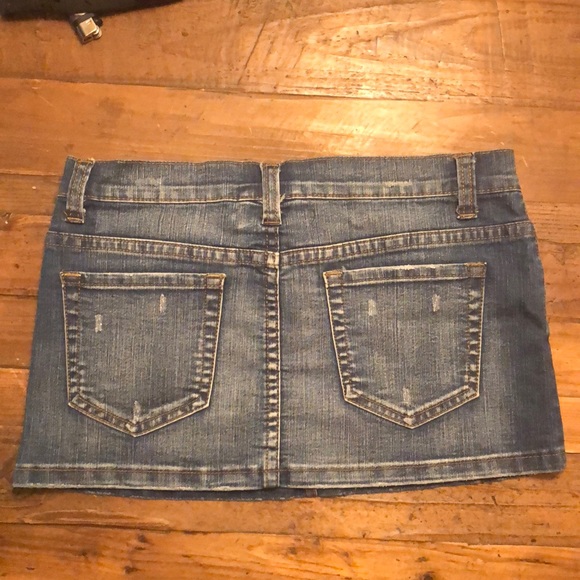 Skirts Mini Skirt With Airbrush Flowers Poshmark